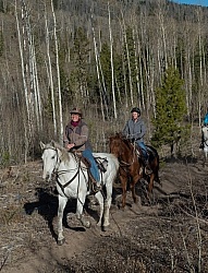 On The Trail at C Lazy U