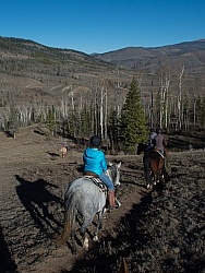 On The Trail at C Lazy U