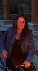 Julie Goodnight by the Fire