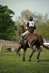 Andrea Baxter and Estrella Cross Country Rolex 2010 Equine Athlete