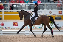 Belinda Trussell and Anton Pan Am Dressage GP FS 2015