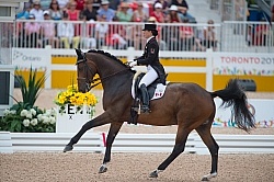 Belinda Trussell and Anton Pan Am Dressage GP FS 2015