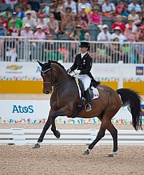 Belinda Trussell and Anton Pan Am Dressage GP FS 2015
