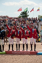 Team Canada win Gold, Pan Ams Toronto 2015