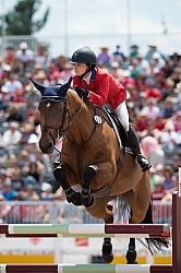 Georgina Bloomberg and Lilli Pan Ams Toronto 2015