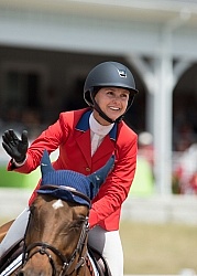 Georgina Bloomberg and Lilli Pan Ams Toronto 2015