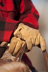 Winter Riding Western Vertical