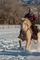 Western Riding Winter Vertical
