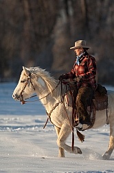 Western Riding Winter Vertical