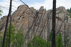 Rock Outcrop on ride to Turtle Rock