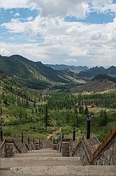 The view from the monastery