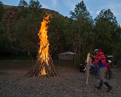 Bon Fire by the River