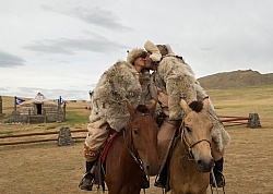 Saara and Baagi in Costume