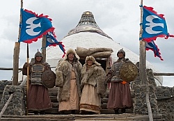 Having Fun with the Mongolian Costumes