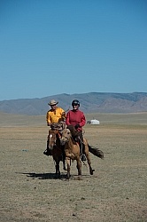 Baagi and JUlie having a Run