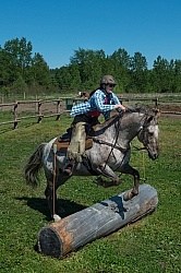 Extrme Cowboy Clinic with Lantz Mclaren at Horse Country
