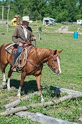 Extrme Cowboy Clinic with Lantz Mclaren at Horse Country