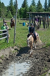 Extrme Cowboy Clinic with Lantz Mclaren at Horse Country