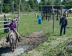 Extrme Cowboy Clinic with Lantz Mclaren at Horse Country