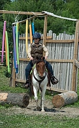 The Extreme Cowboy Race at Horse Country s Lantz McLaren Clinic