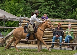 The Extreme Cowboy Race at Horse Country s Lantz McLaren Clinic