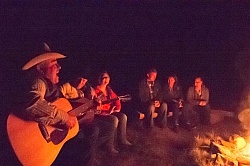 Singing Aroumd the Campfire