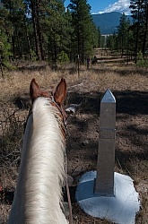 On The Trails with Bar W , Canada U.S Border