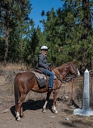 On The Trails with Bar W , Canada U.S Border