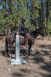 On The Trails with Bar W , Canada U.S Border