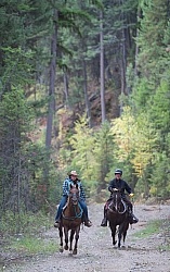 Lope Ride with Bar W. Joe on Pilgrim