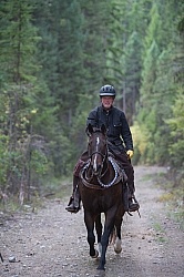 Lope Ride with Bar W. Joe on Pilgrim