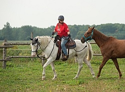Eydie Ponying at Horse Country Camgrounds