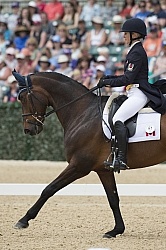 Jessica Phoenix and Pavarotti, Rolex 2016,