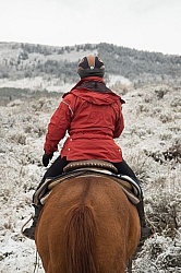 Trail Riding Winter Lazy C U Ranch