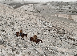 Trail Riding Winter Lazy C U Ranch