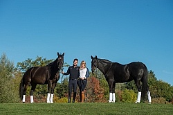 Jaimey Irwin and Donegal V  with  Tina Irwin and Laurencio