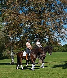 Tian and Jaimey Irwin Riding
