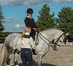 Tina teaching Alexandra