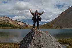 Shawn at Lost Guide Lake