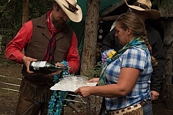 Chuck and Terri Prepare Mimosas