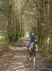 Ali Riding at Hacienda La Alegria