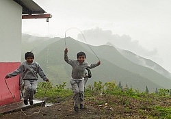 Lunch Stop at a Local School in the Andes, Ecuador
