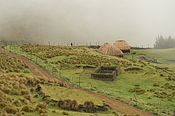 A typical farmstead in the high Andes