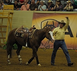 David Oconnor and Paid by Corona  Ariat Kentucky Reining Cup Freestyle