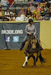 Gina Miles and Hollywood Aces  Ariat Kentucky Reining Cup
