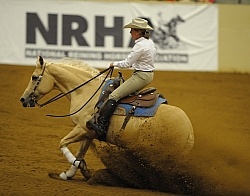 Karen O Connor and Chevy Dun It  Ariat Kentucky Reining Championship
