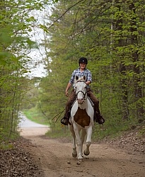 Paint on the Trail in Spring