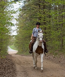 Paint on the Trail in Spring