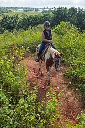 On the Trail at Finca La Guabina Havana