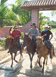 On the Trail at Finca La Guabina Havana